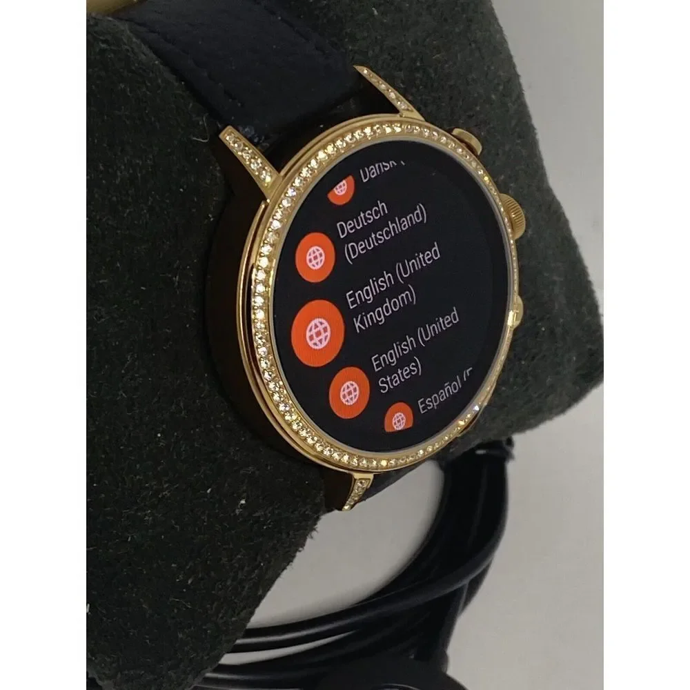 Fossil Gen 4 Authentic Digital Dial Smart Watch Custom Band FTW6015 AB443